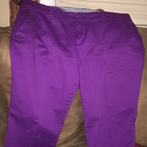 Purple capris/ pants for petite girl FINAL PRICE